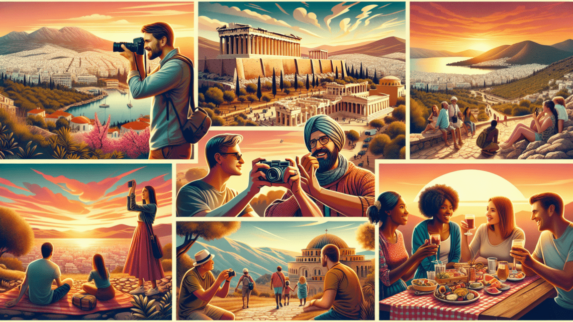 Philopappos Hügel in Athen