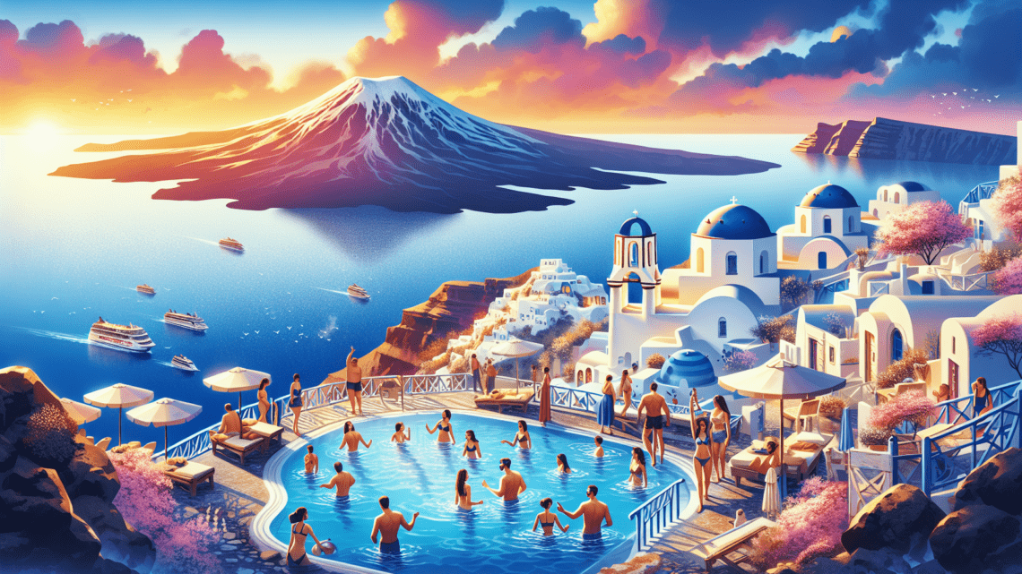 Santorini Vulkan und Heiße Quellen