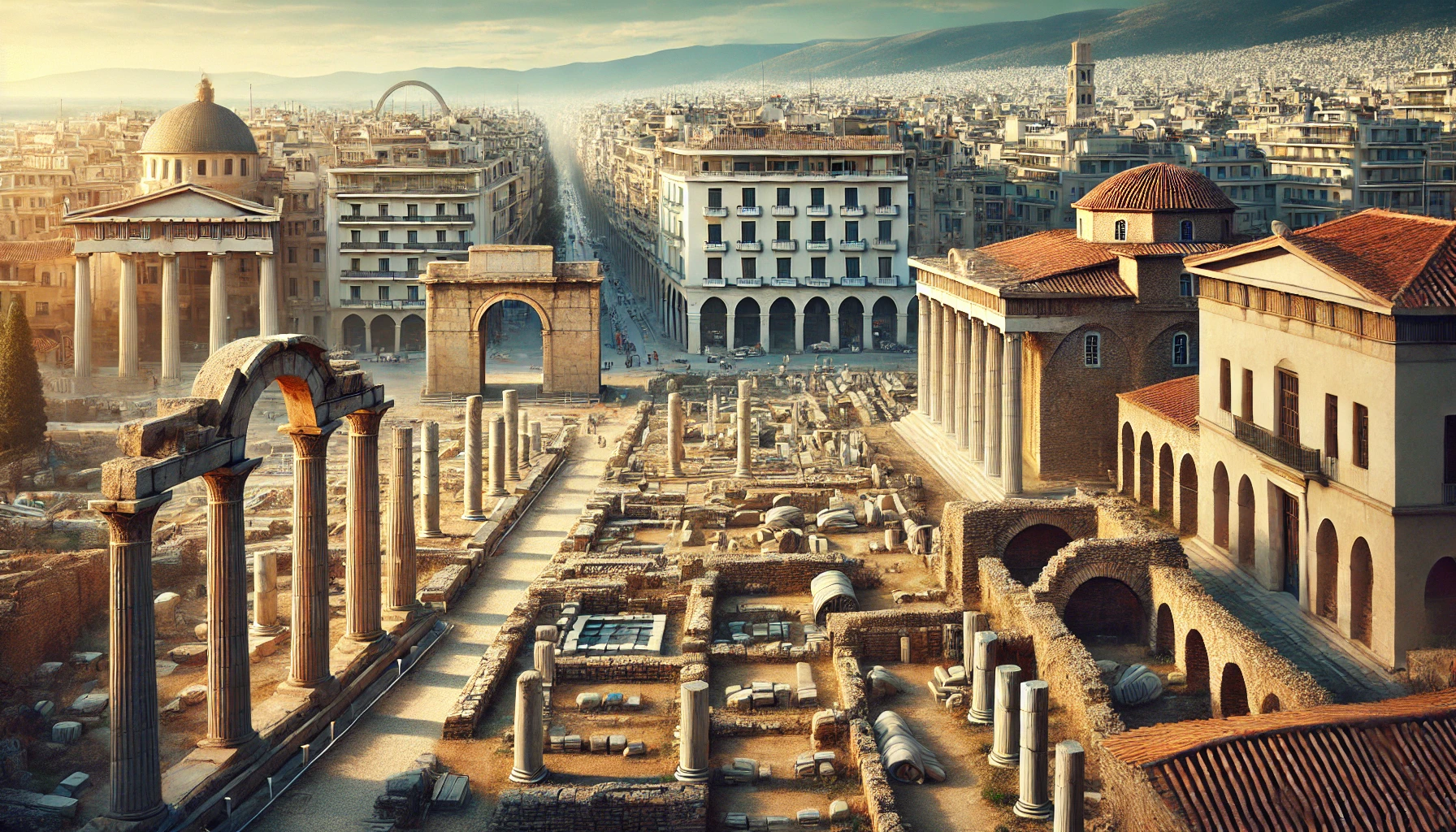 Archäologische Stätten und das Archäologische Museum von Thessaloniki