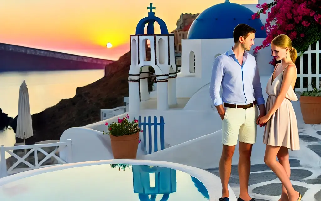 Traumhafte Flitterwochen in Griechenland – Ein Liebesabenteuer im Paradies
