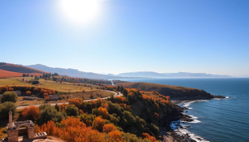 Griechenland Reisewetter Oktober Landschaft Griechenland Reisewetter Oktober Landschaft
