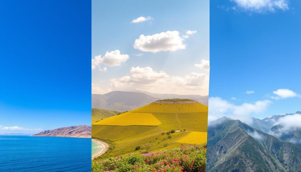 Griechenland Wetter Regionen