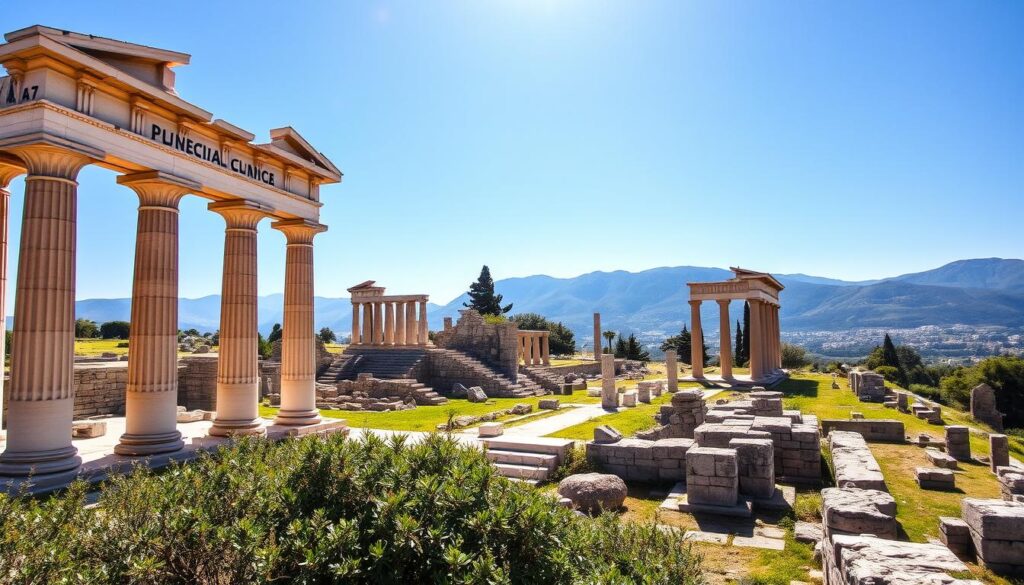 Olympia Ausgrabungsstätte in Griechenland