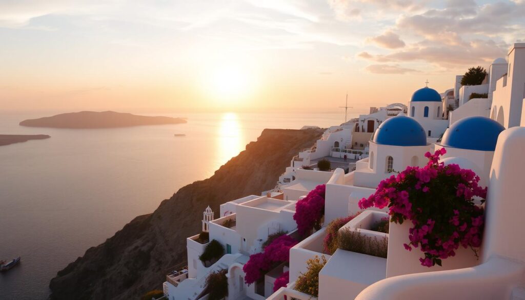 Santorini Landschaft Ägäis Inseln