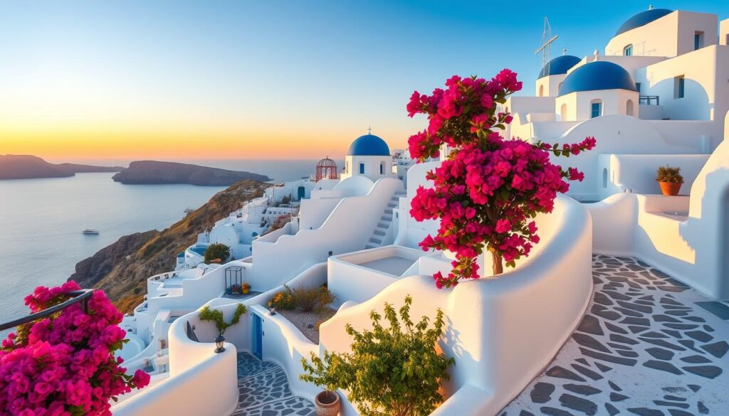 Weißarchitektur in Santorin