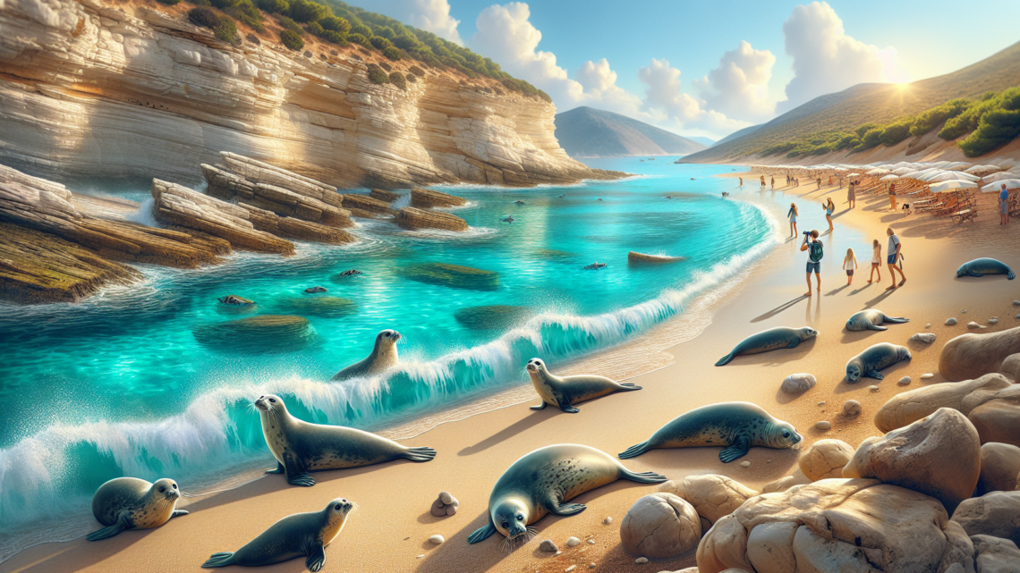 Beobachtung der seltenen Mönchsrobben an den Stränden von Alonissos