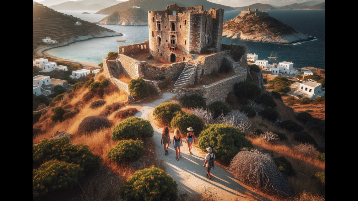 Besuch der verlassenen Burg von Skiros