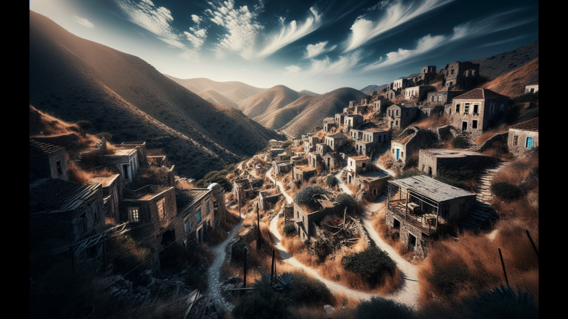 Besuch des historischen Geisterdorfes Mikro Chorio auf Tilos