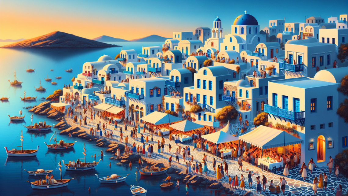 Besuch des traditionellen Weinfests von Tinos