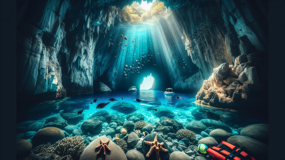 Erkundung der versteckten Unterwasserhöhlen von Milos