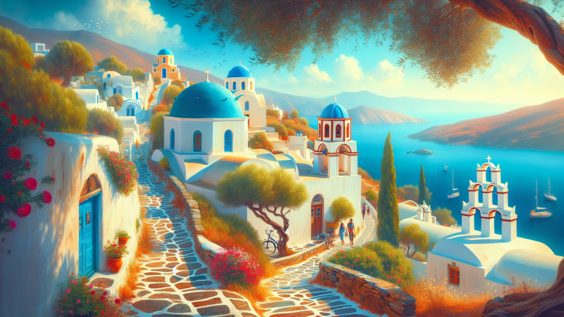 Spaziergang entlang der farbenfrohen Kapellen von Amorgos