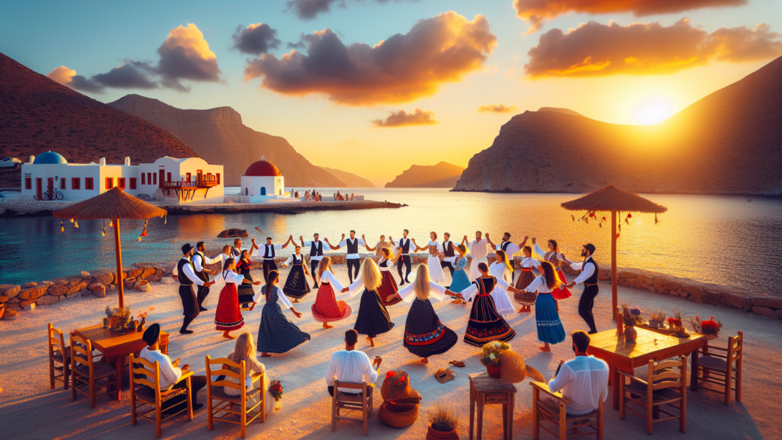 Teilnahme an den traditionellen griechischen Tänzen auf Karpathos