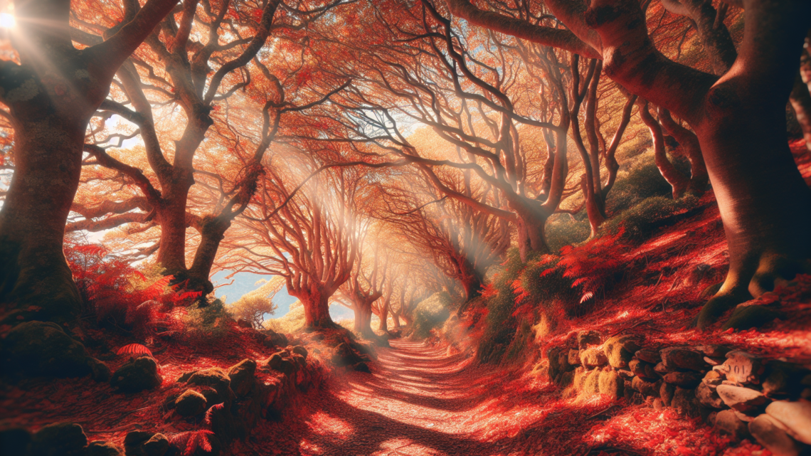 Wandern durch die Kastanienwälder von Ikaria