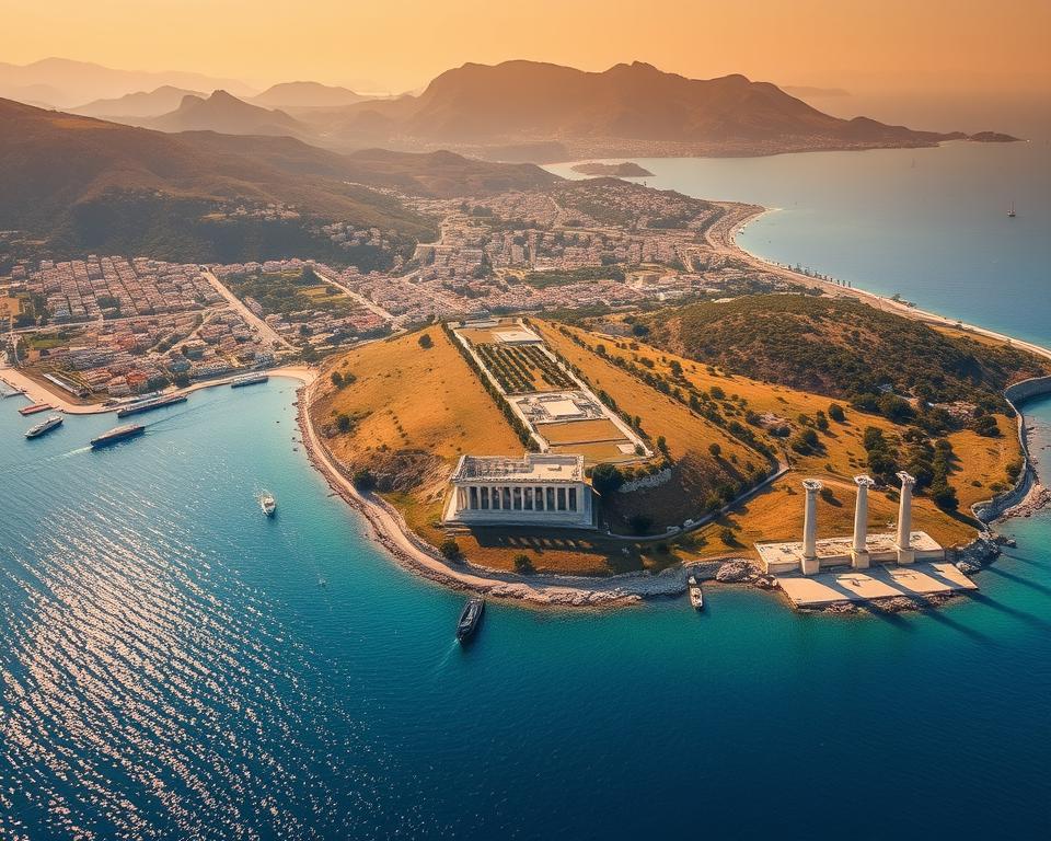 Aegina strategische Lage Handelsnetz