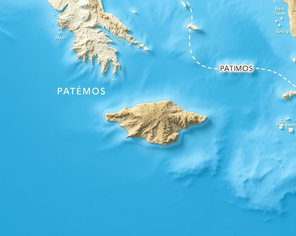 Anreise nach Patmos Karte