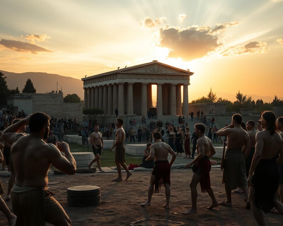 Antike Sportarten in Olympia