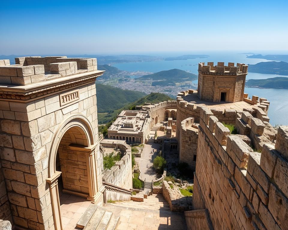 Architektur Akrokorinth Festungsanlage