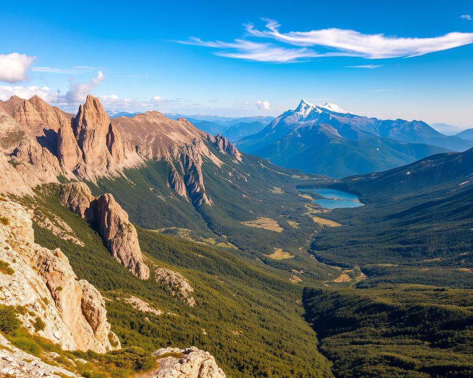 Berge der Peloponnes Landschaft