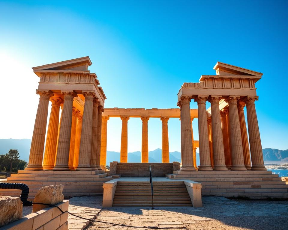 Dorischer Baustil am Aphaia-Tempel