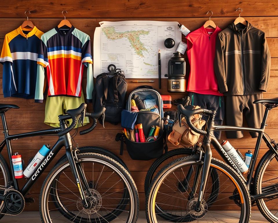 Fahrradurlaub Ausrüstung in Griechenland Fahrradurlaub Ausrüstung in Griechenland