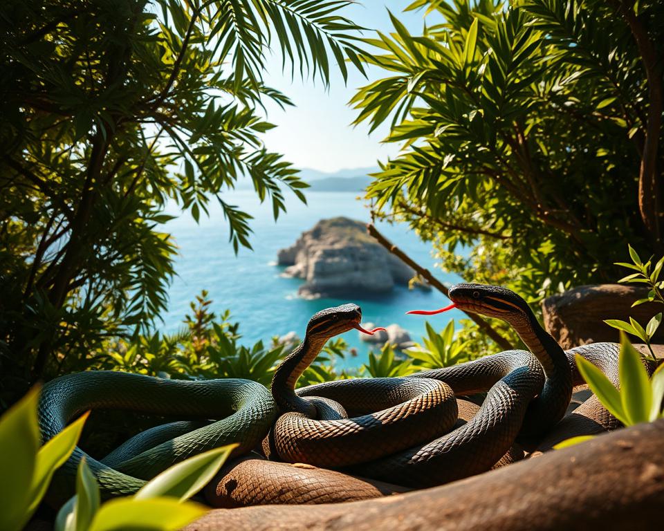 Giftschlangen auf griechischen Inseln Giftschlangen auf griechischen Inseln