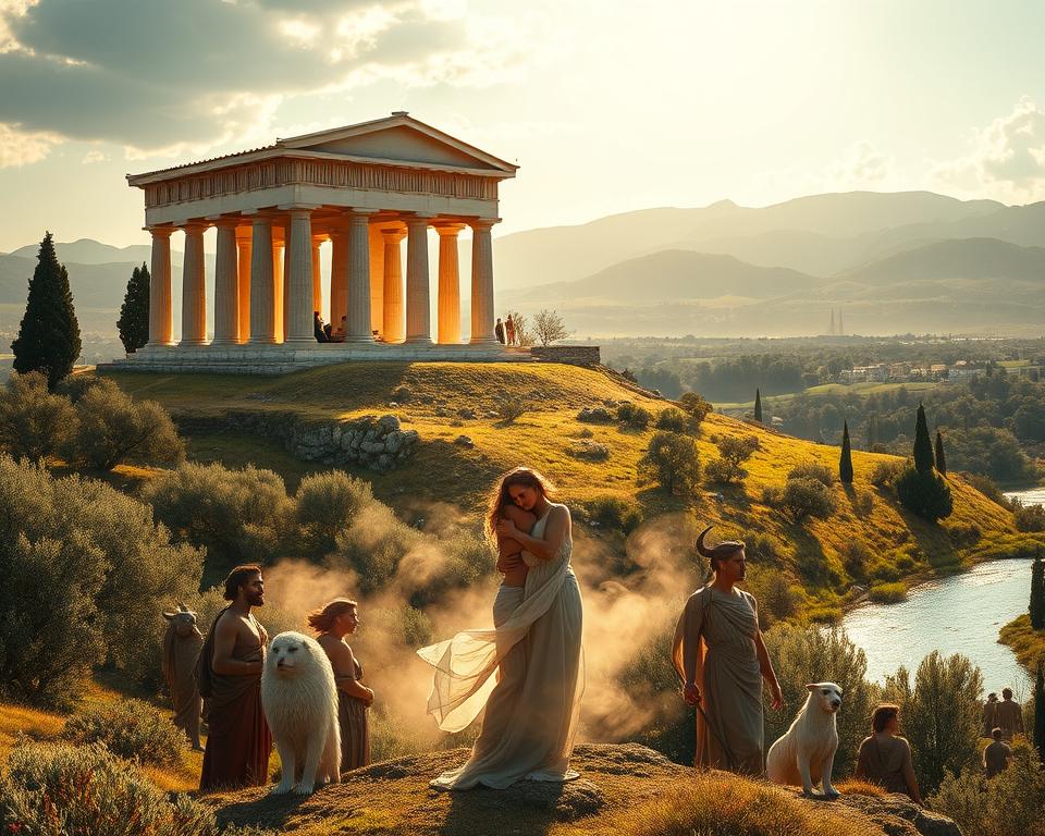 Griechische Liebesgeschichten in der Mythologie