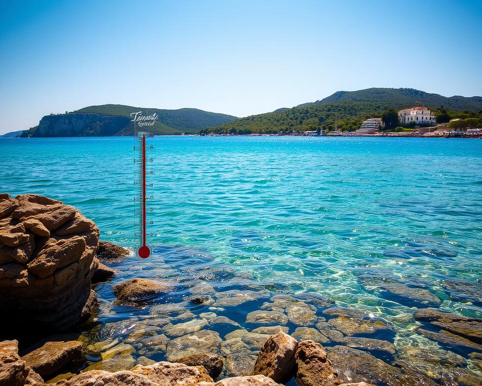 Griechische Meerestemperaturen