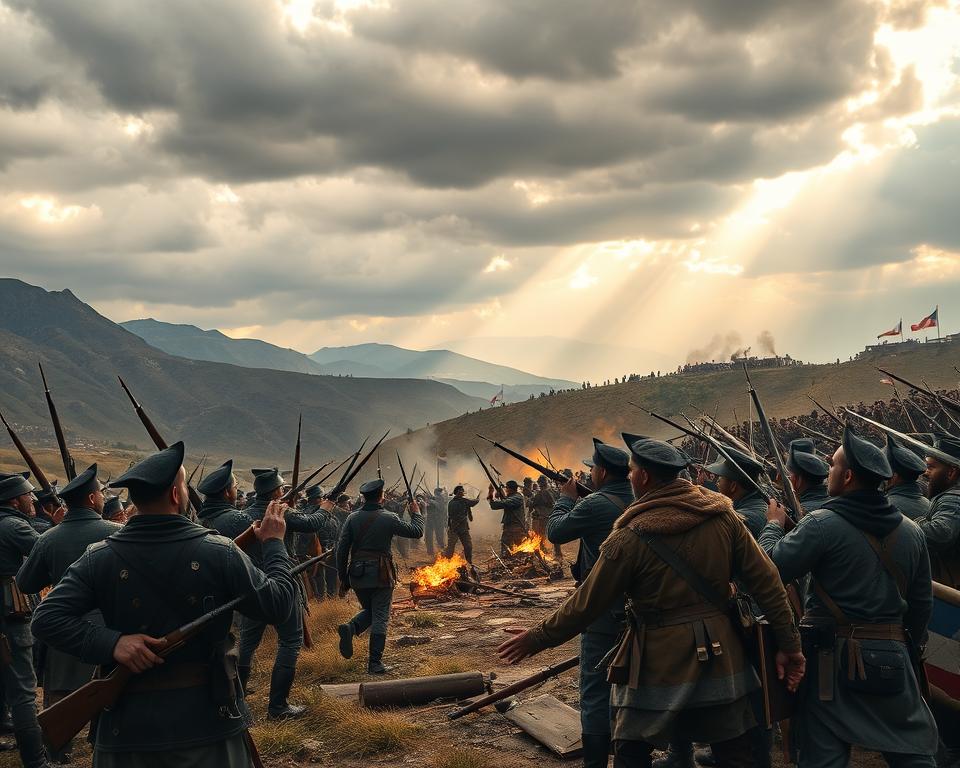 Griechische Revolutionäre politische Konflikte