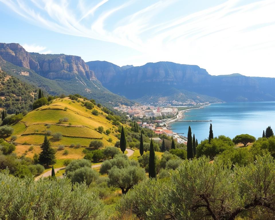 Ionische Inseln Wetter Klimalandschaft