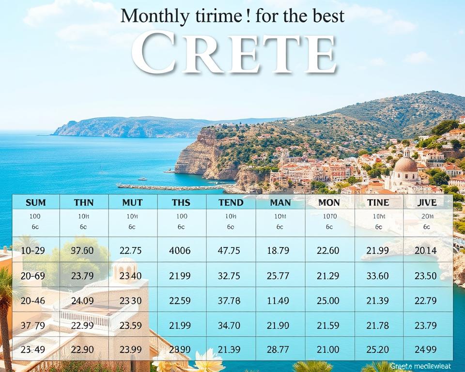 Kreta Reisezeit Monatsübersicht