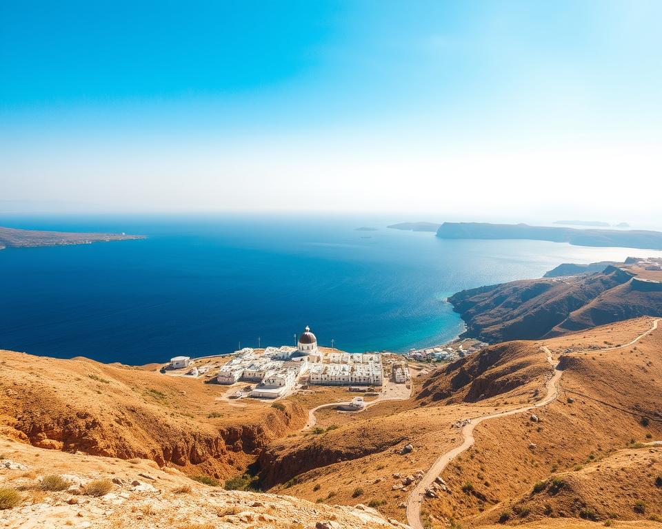 Kykladen Wetter Landschaft