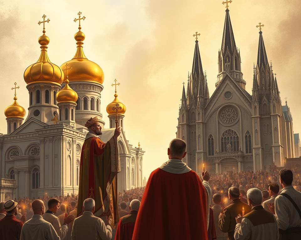 Orthodoxie vs Katholizismus Glaubensunterschiede