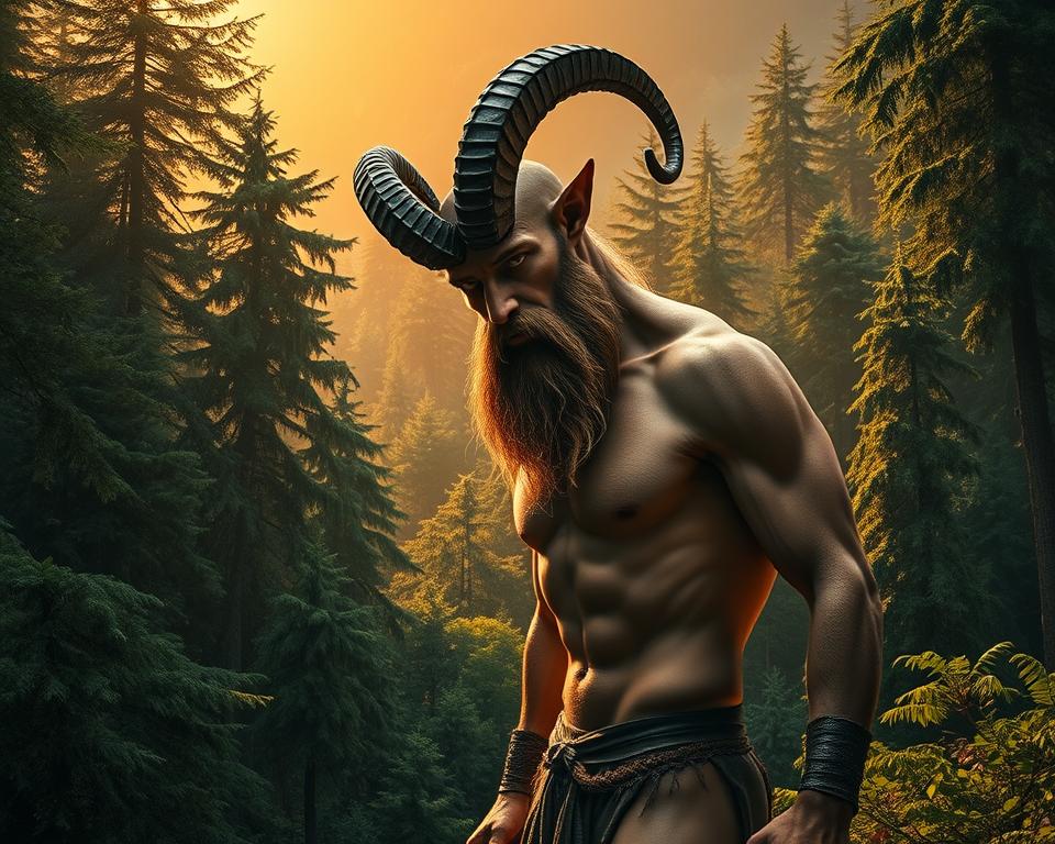 Pan mythologische Erscheinung