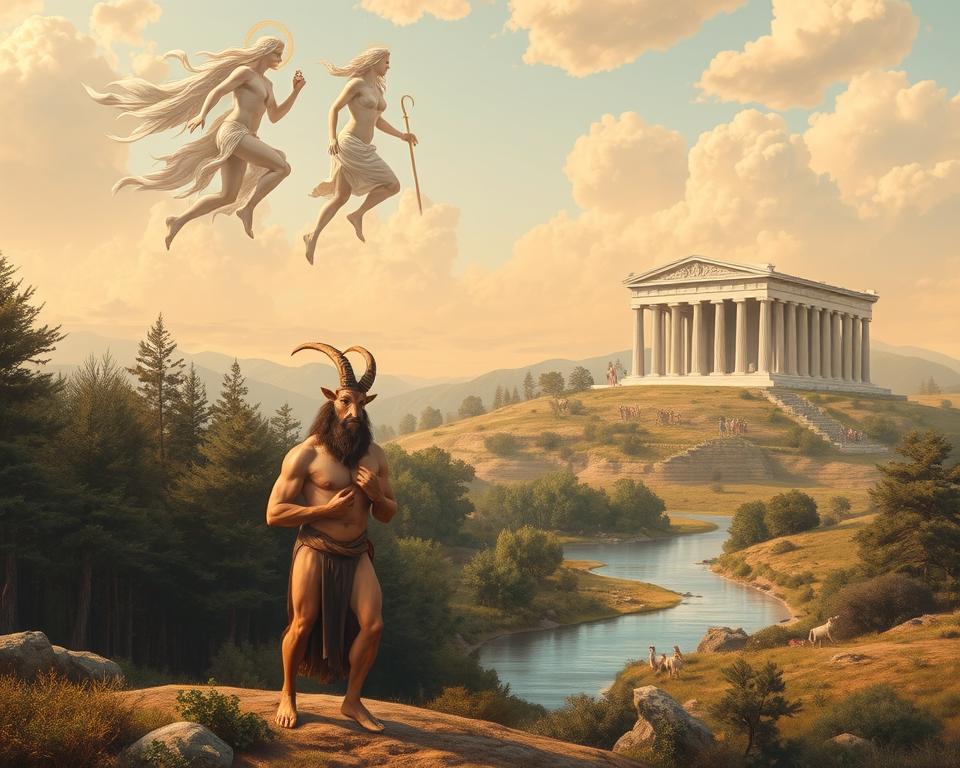 Pan und seine göttlichen Verwandtschaften