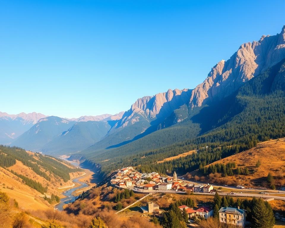 Pindos-Gebirge Landschaft
