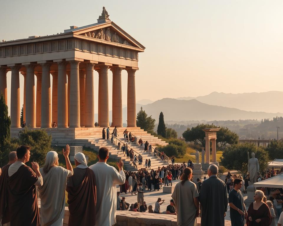 Religiöser Einfluss in griechischer Gesellschaft