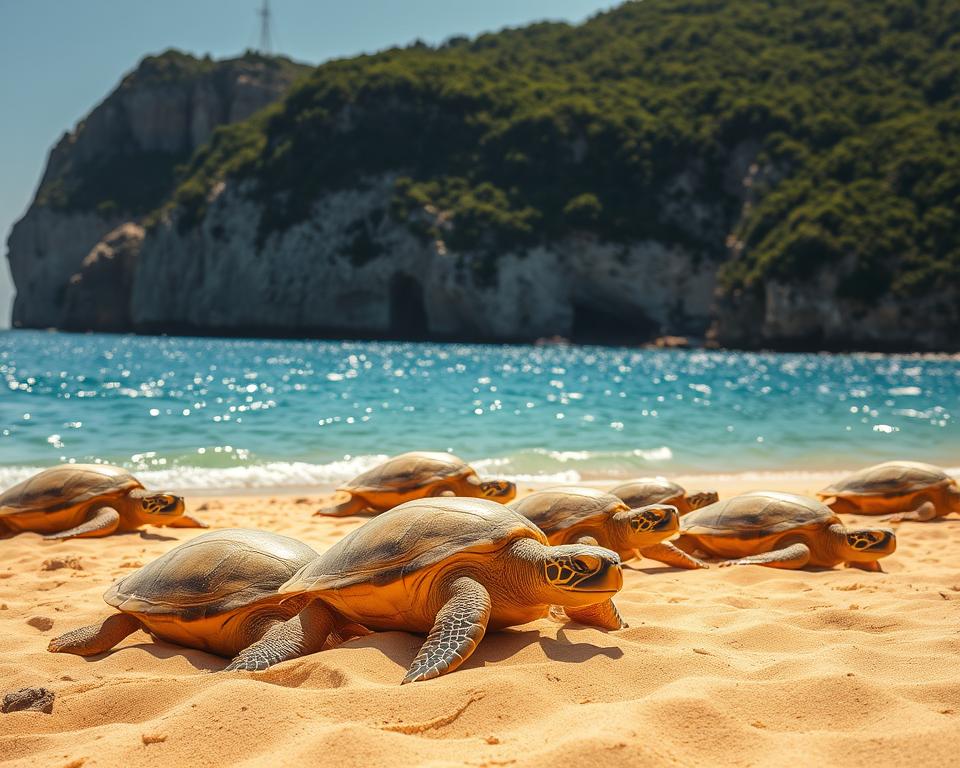 Schildkröten auf Zakynthos Schildkröten auf Zakynthos