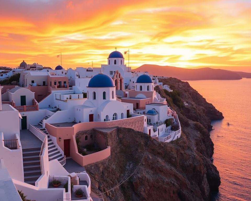 Sonnenuntergang in Oia Santorini Sonnenuntergang in Oia Santorini