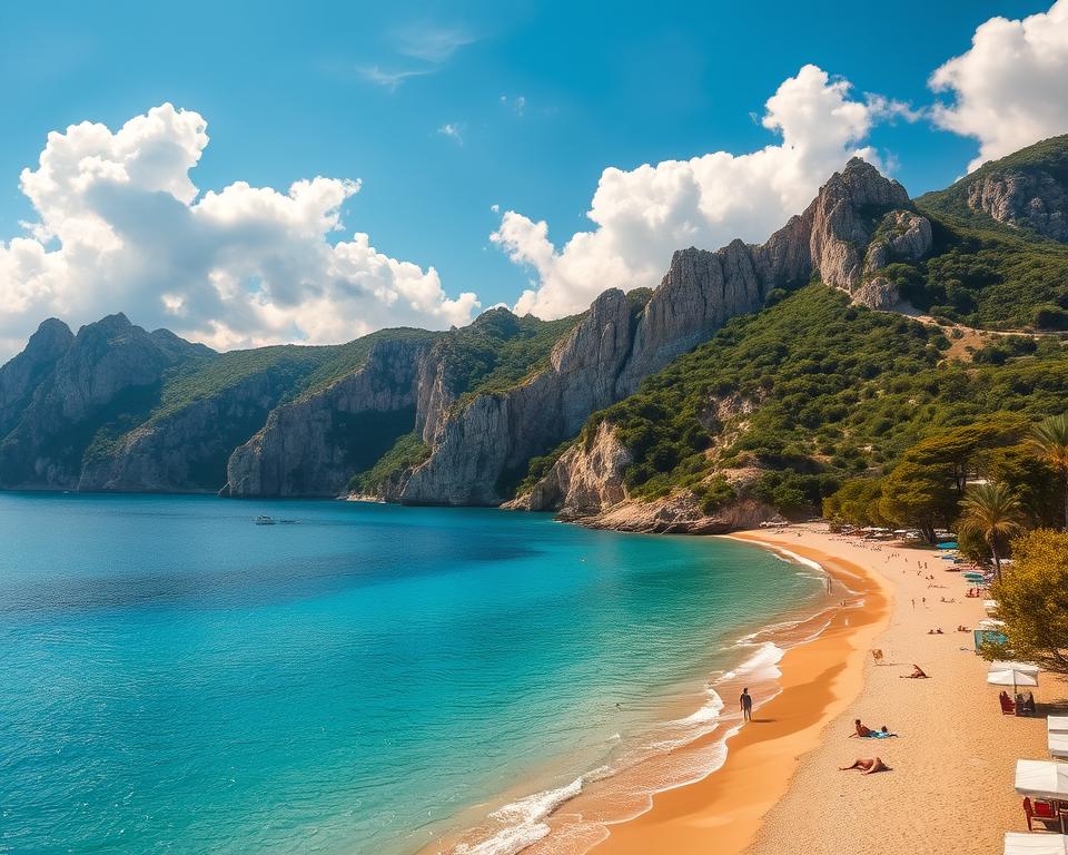 Strände Peloponnes Mittelmeerküste