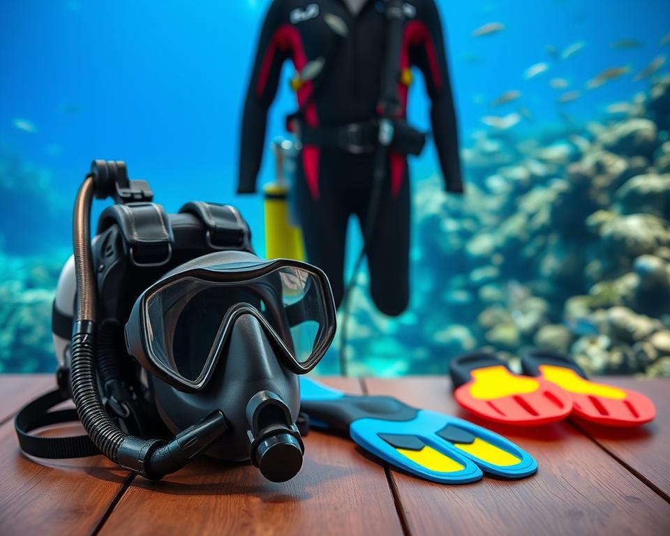 Tauchausrüstung für Kreta