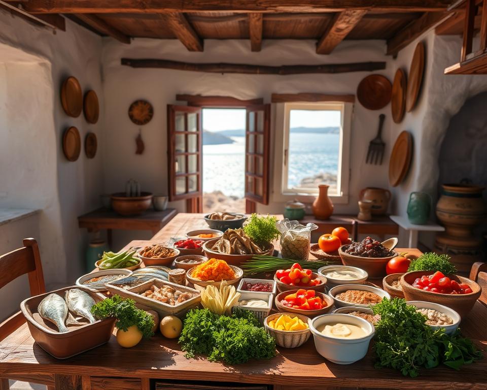 Traditionelle griechische Küche Salamina Traditionelle griechische Küche Salamina