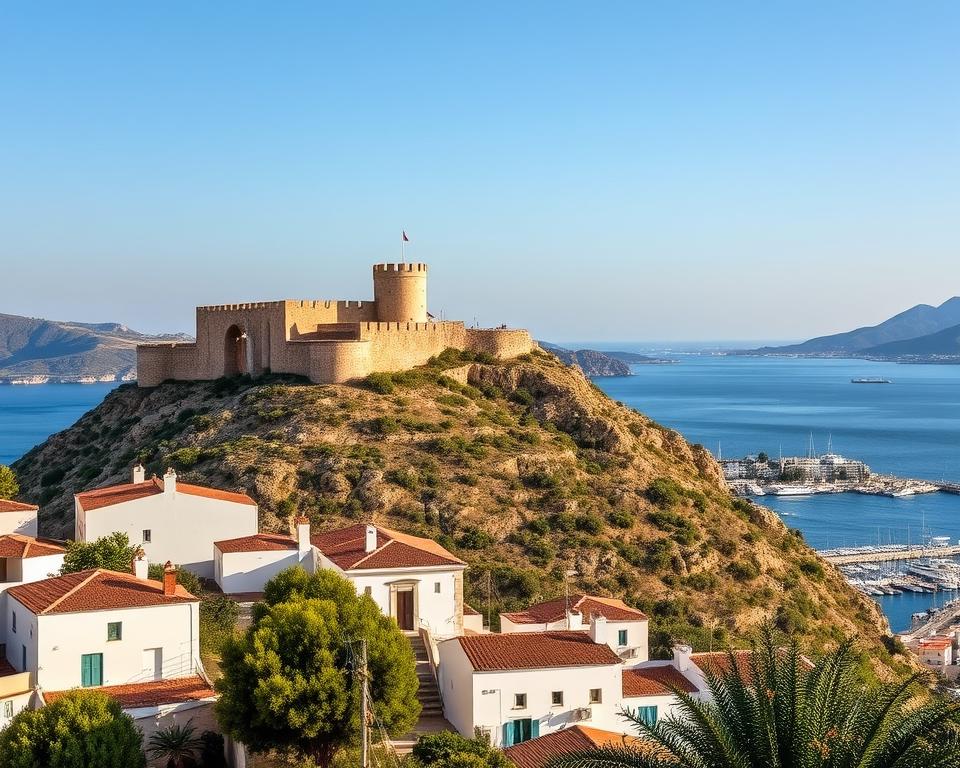 Venezianische Festung Koroni Panorama Venezianische Festung Koroni Panorama