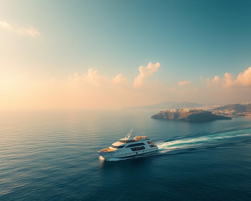 Wetterbedingungen Fährverbindung Kreta Santorini