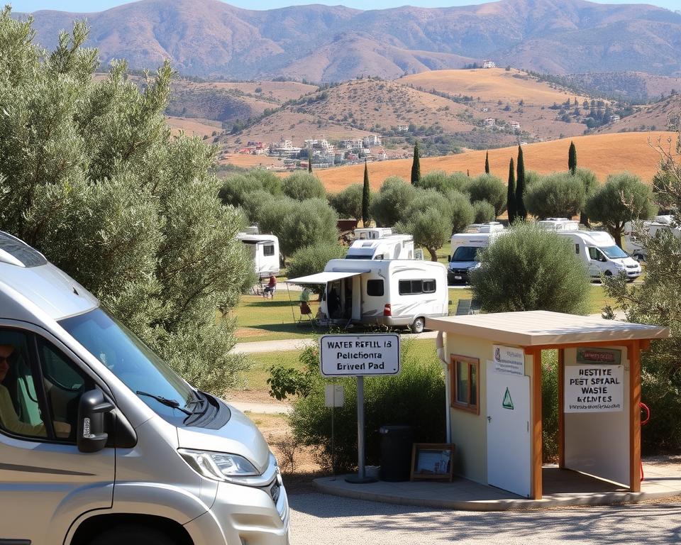 Wohnmobil Versorgung in Griechenland