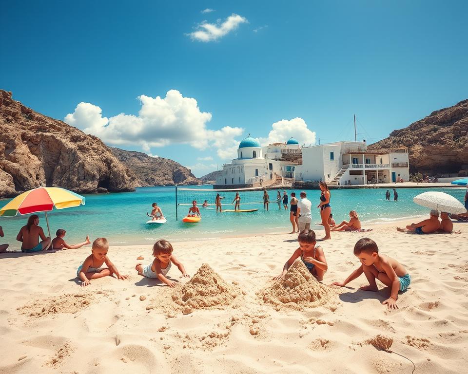 Familienfreundliche Strandaktivitäten auf griechischen Inseln Familienfreundliche Strandaktivitäten auf griechischen Inseln