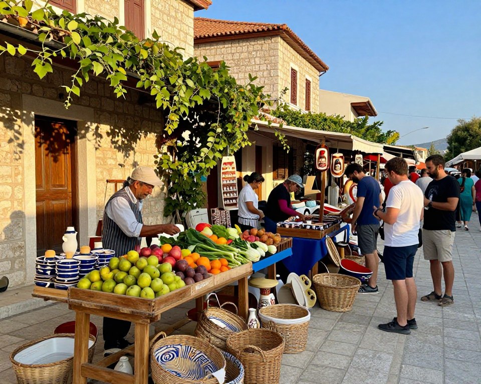 Korfu Märkte Produkte