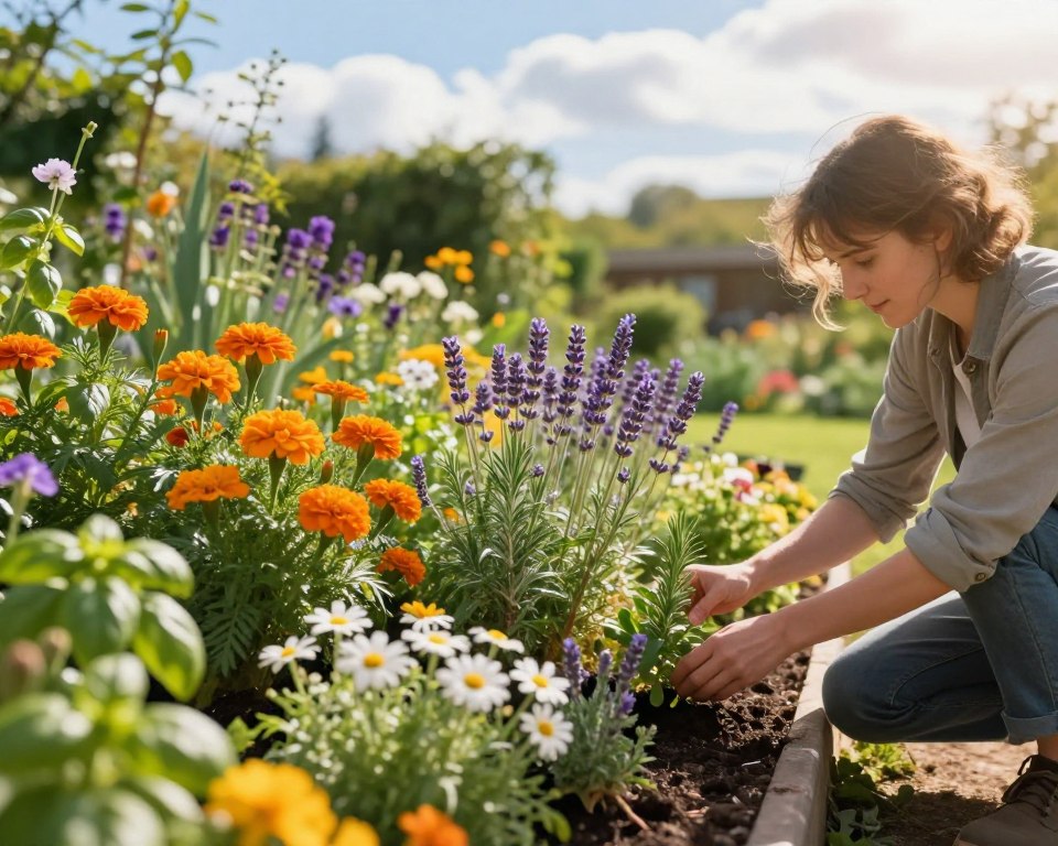 Kräuter und Blumen Mischbeet Pflege Kräuter und Blumen Mischbeet Pflege