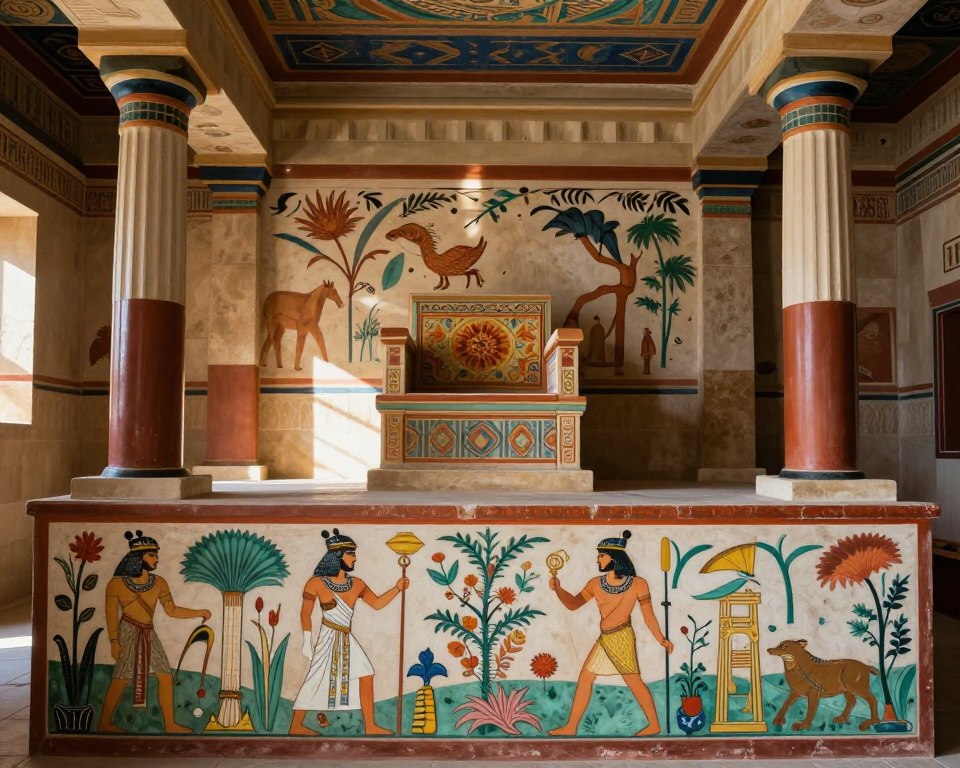 Thronsaal Knossos Wandmalereien