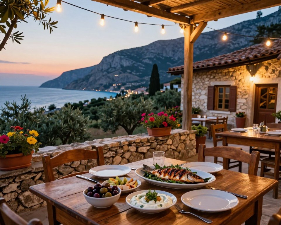 Traditionelle Tavernen Mani