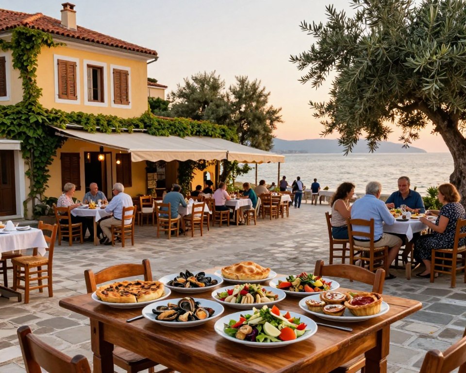 Traditionelle Tavernen auf Korfu